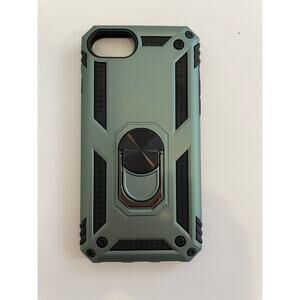 Green Metallic Phone Case for iPhone SE with Kickstand Ulak Brand